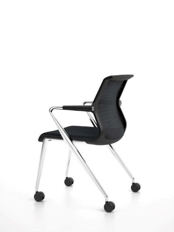 Unix Chair Four leg Chair with Roll Vitra